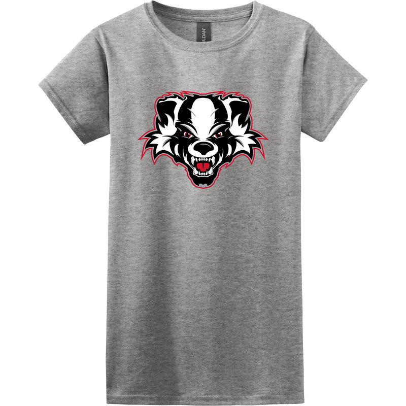 Scary Badgers Softstyle Ladies' T-Shirt