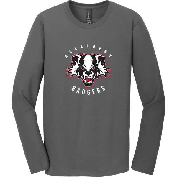 Scary Badgers Softstyle Long Sleeve T-Shirt