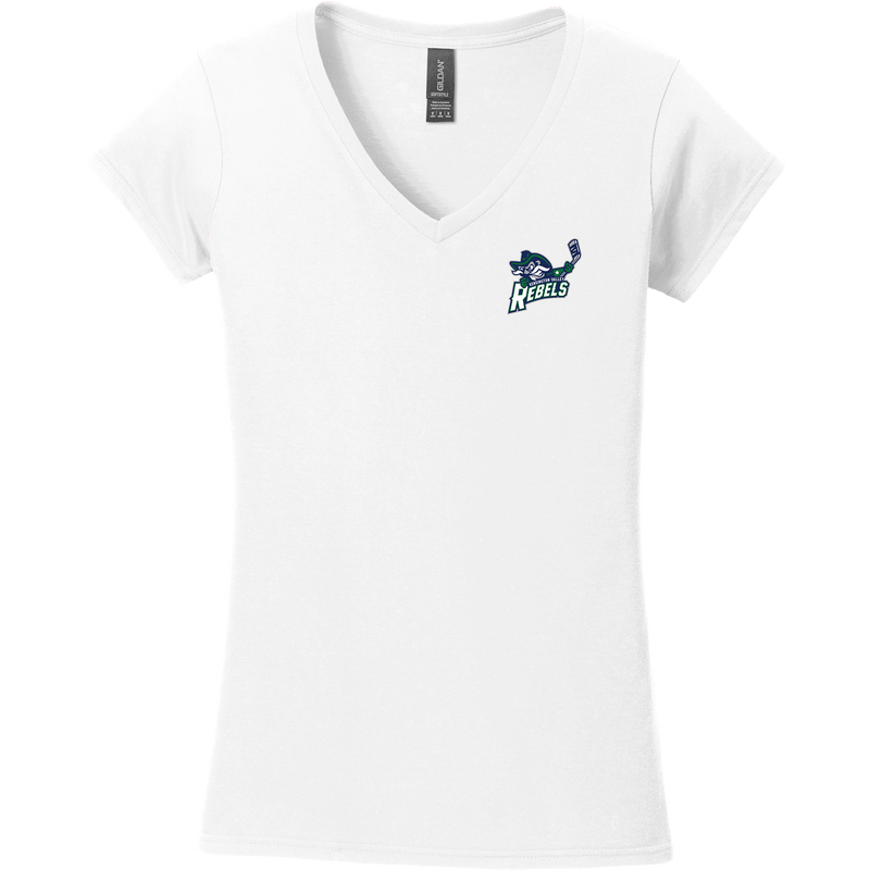 Kensington Valley Rebels Softstyle Ladies Fit V-Neck T-Shirt