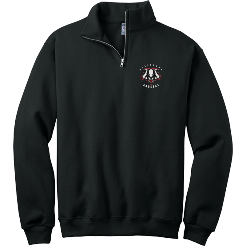 Scary Badgers NuBlend 1/4-Zip Cadet Collar Sweatshirt