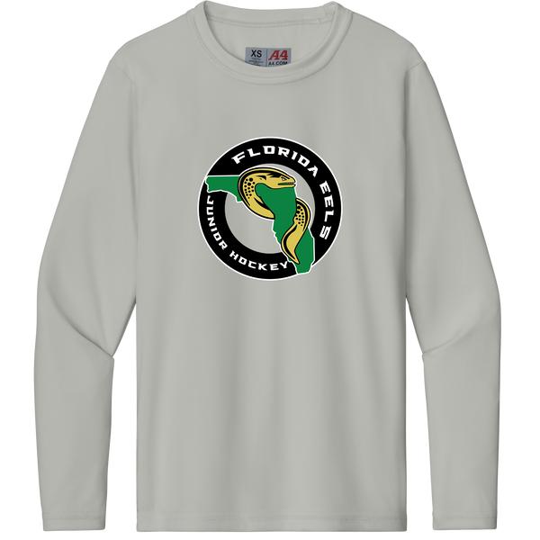 Florida Eels Youth Cooling Performance Long Sleeve Tee