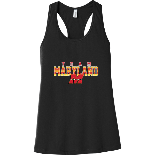Team Maryland Womens Jersey Racerback Tank