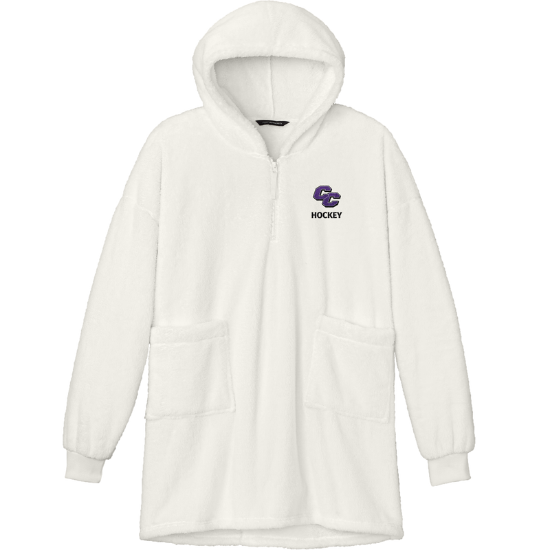 Curry College Plush Poncho