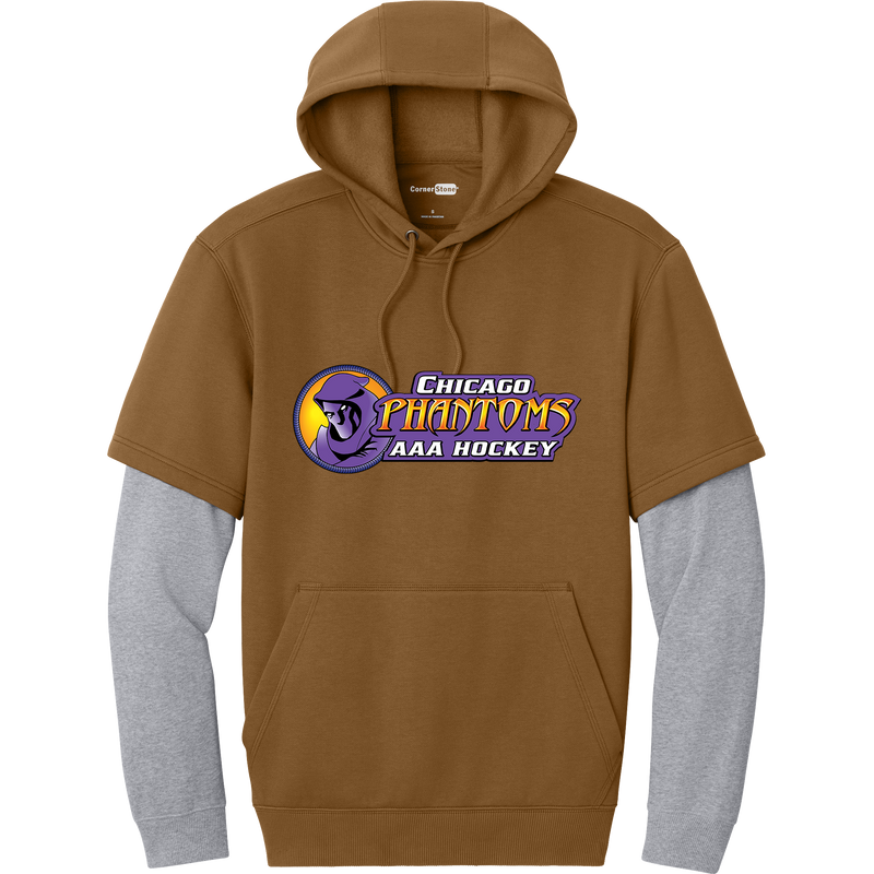 Chicago Phantoms Tough Fleece Layered Hoodie