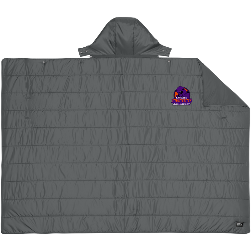 Chicago Phantoms Eddie Bauer Puffy Camp Poncho