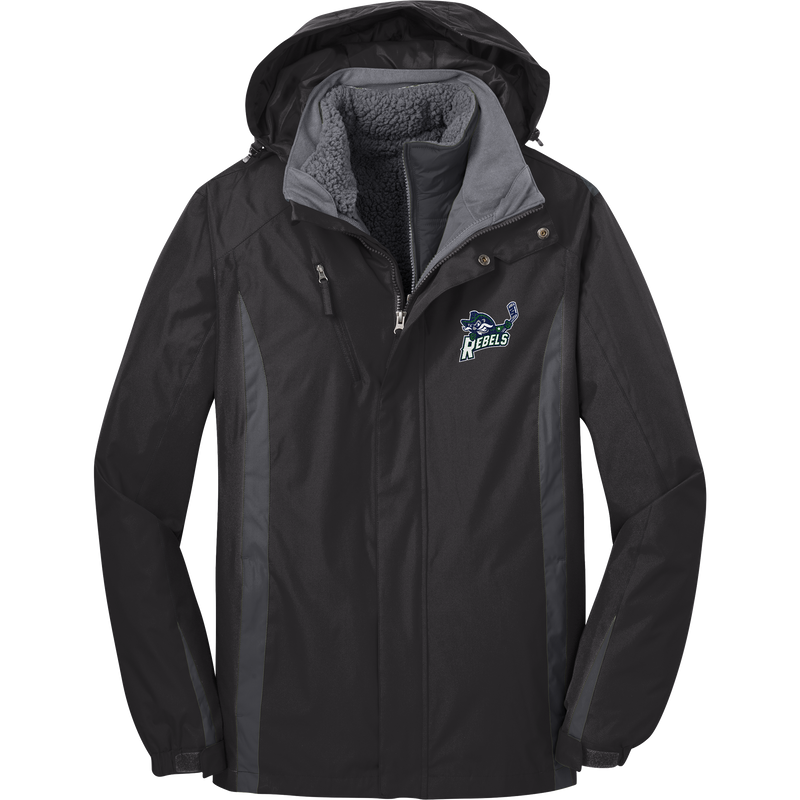 Kensington Valley Rebels Colorblock 3-in-1 Jacket