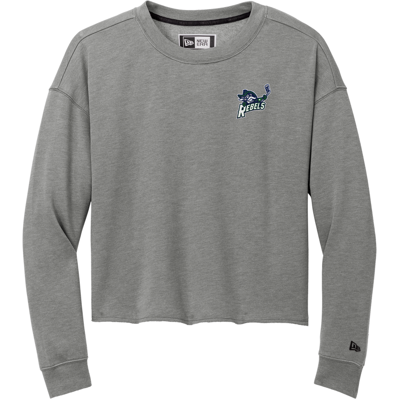 Kensington Valley Rebels New Era Ladies Tri-Blend Fleece Crop Crew