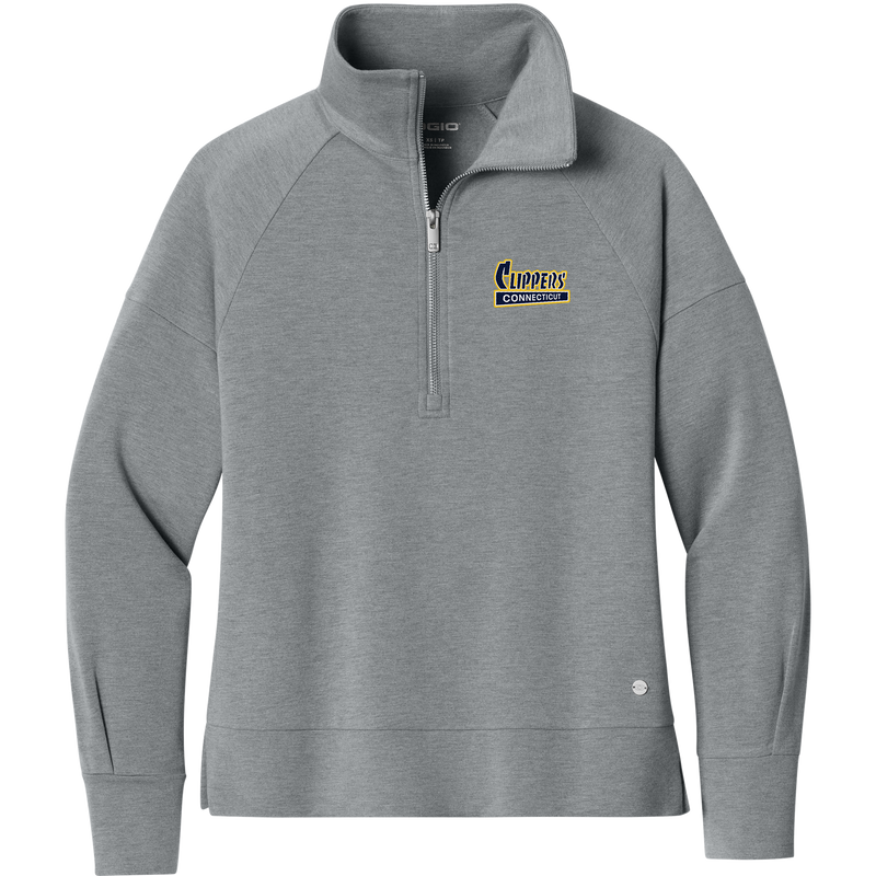 CT Clippers OGIO Women's Luuma 1/2-Zip