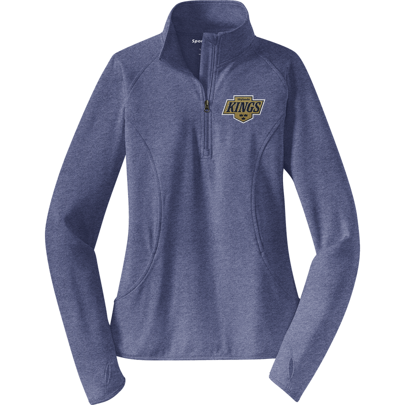 Skylands Kings Ladies Sport-Wick Stretch 1/4-Zip Pullover