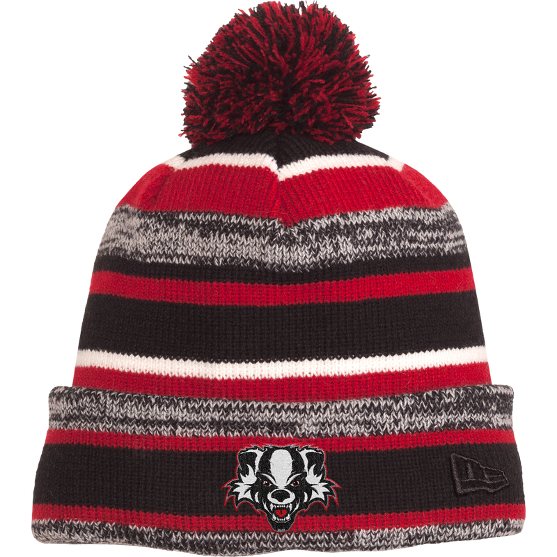 Scary Badgers New Era Sideline Beanie