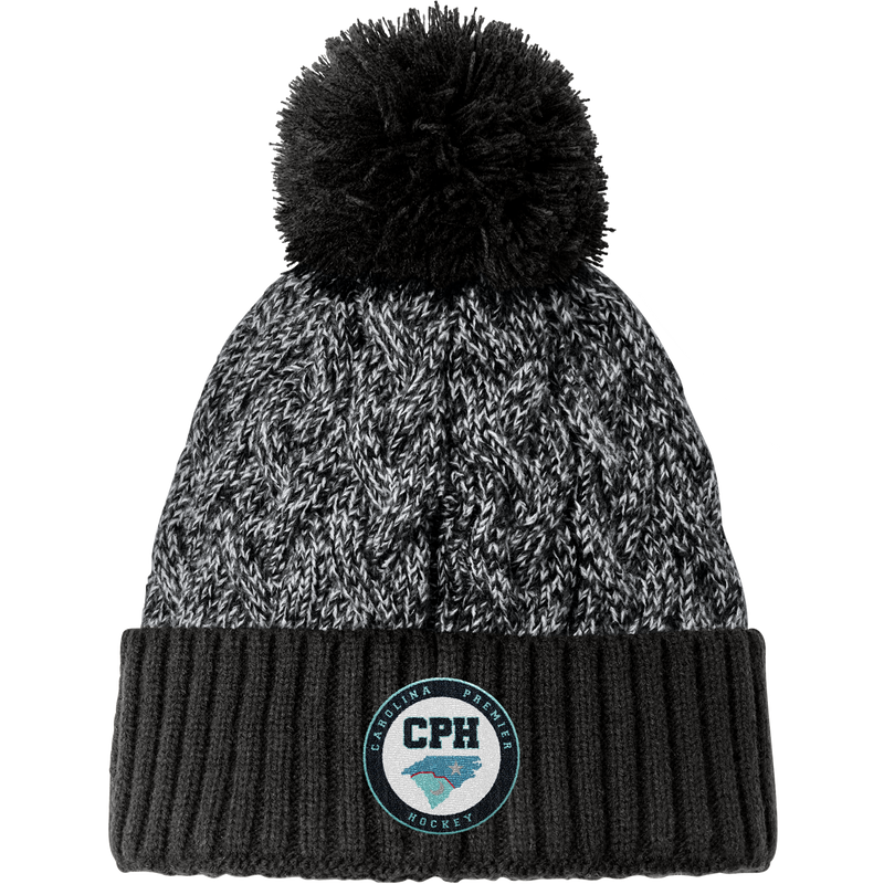Carolina Premier Hockey New Era Marled Knit Pom Beanie