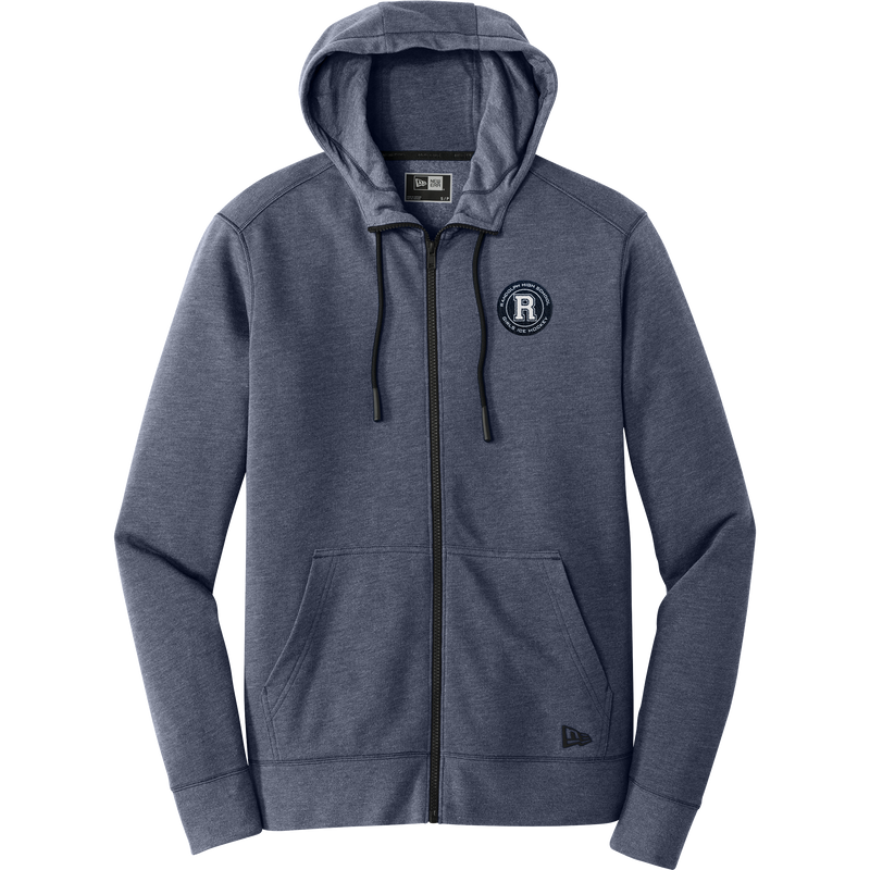 Randolph Girls Hockey New Era Tri-Blend Fleece Full-Zip Hoodie
