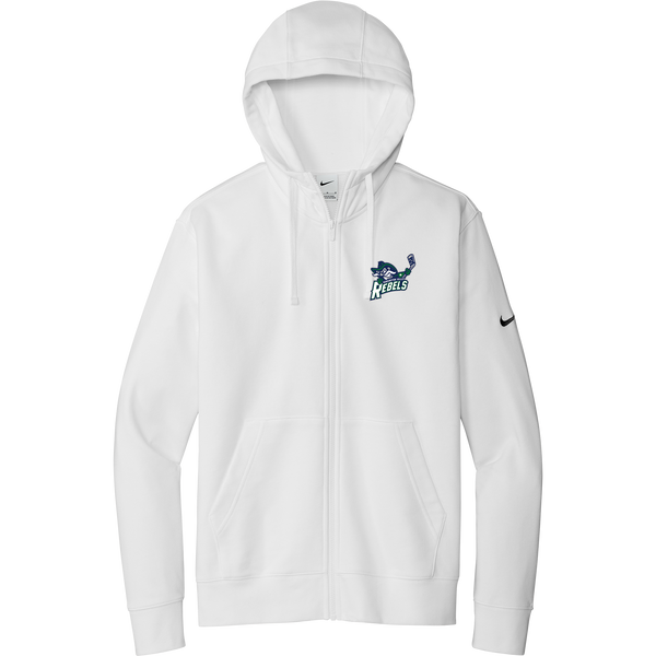 Kensington Valley Rebels Nike Club Fleece Sleeve Swoosh Full-Zip Hoodie
