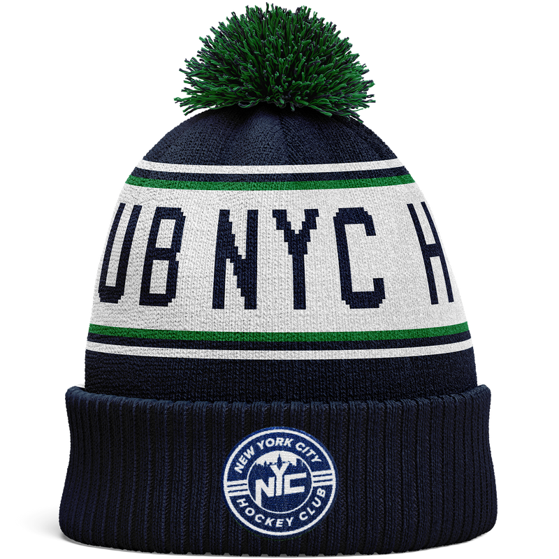 NYC Hockey Club Custom Knit Hat