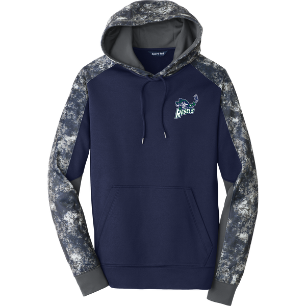 Kensington Valley Rebels Sport-Wick Mineral Freeze Fleece Colorblock Hooded Pullover